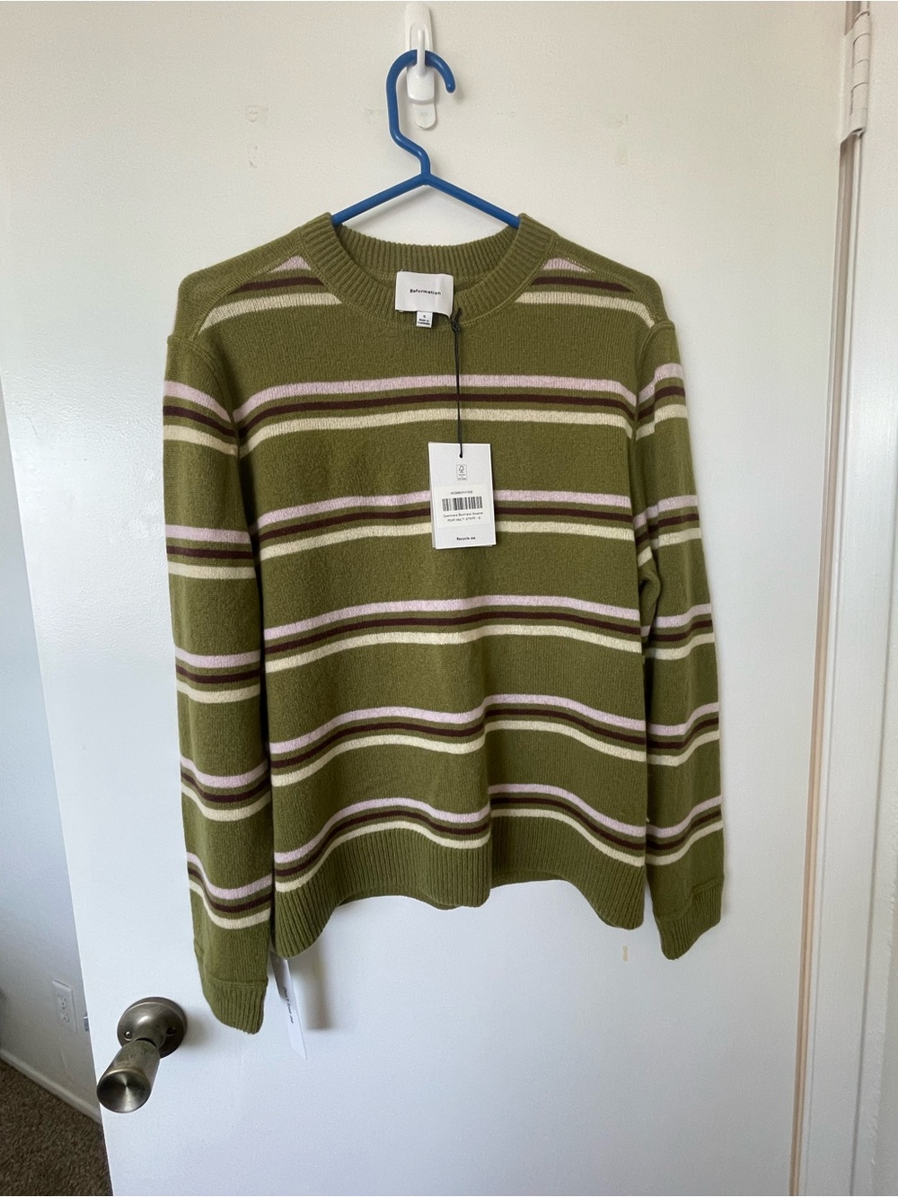 NWT Reformation Cashmere Sweater, Small